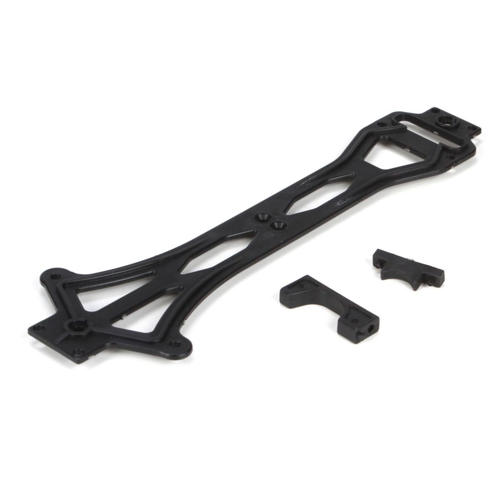 Mini 8IGHT -Set de supports et platine sup&eacute;rieure - HORIZON HOBBY - R&eacute;f&eacute;rence: LOSB1904