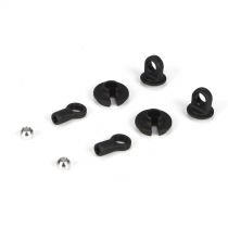 Mini 8IGHT -Set de bouchons,chapes et coupelles d'amortisseurs - HORIZON HOBBY - R&eacute;f&eacute;rence: LOSB1916