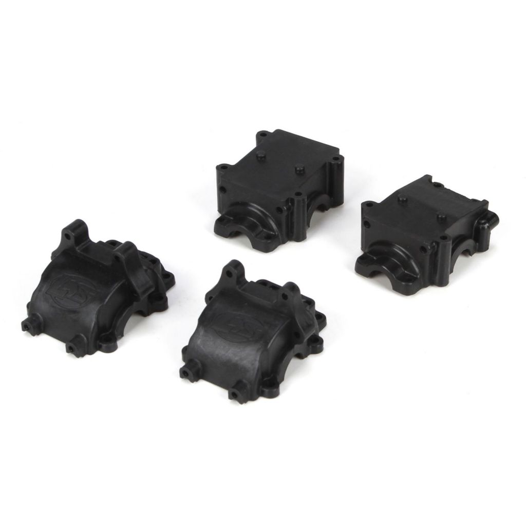 Mini 8IGHT -Set de boitiers de diff avant/arri&egrave;res - HORIZON HOBBY - R&eacute;f&eacute;rence: LOSB1921