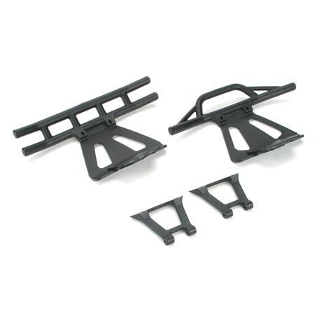 LST/LST2/AFT/MUG/MGB -Pare chocs av./arr. & entretoises - HORIZON HOBBY - R&eacute;f&eacute;rence: LOSB2401