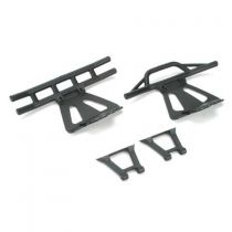 LST/LST2/AFT/MUG/MGB -Pare chocs av./arr. & entretoises - HORIZON HOBBY - R&eacute;f&eacute;rence: LOSB2401