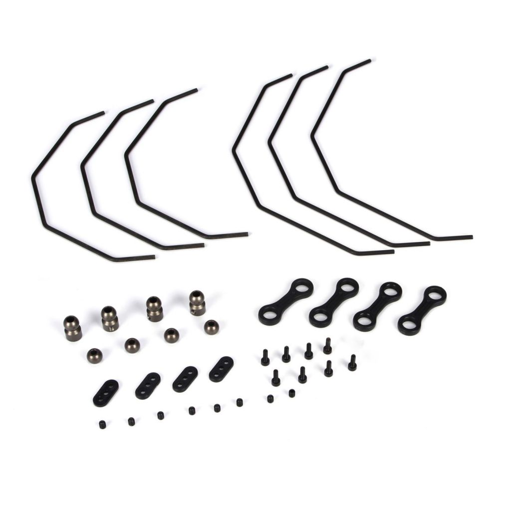 5ive-T -Set de barre anti-roulis av et arr et visserie - HORIZON HOBBY - R&eacute;f&eacute;rence: LOSB2562
