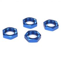 5ive-T -Ecrou de roues anodis&eacute;s bleu (4) - HORIZON HOBBY - R&eacute;f&eacute;rence: LOSB3227