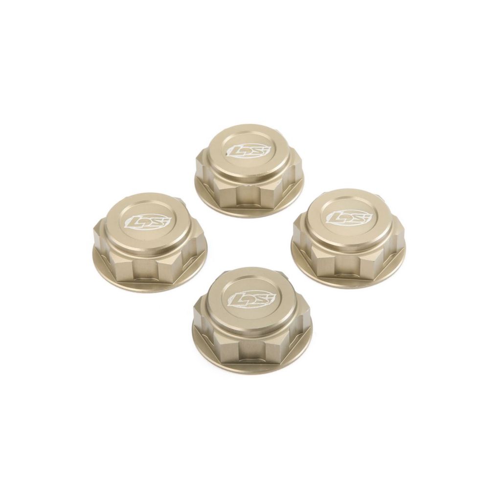 5ive-T -Ecrou de roues captifs (4) - HORIZON HOBBY - R&eacute;f&eacute;rence: LOSB3228