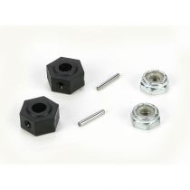 XXX-SCT - Set d'hexagones de roues - HORIZON HOBBY - R&eacute;f&eacute;rence: LOSB3497