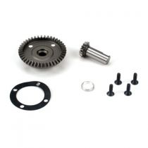 LST/LST2/AFT/MGB -Couronne de diff av./arr.& pignon - HORIZON HOBBY - R&eacute;f&eacute;rence: LOSB3534