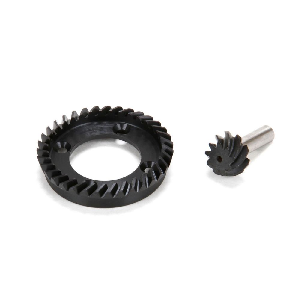 Ten-T -Pignon conique d'attaque et couronne conique arri&egrave;re - HORIZON HOBBY - R&eacute;f&eacute;rence: LOSB3572
