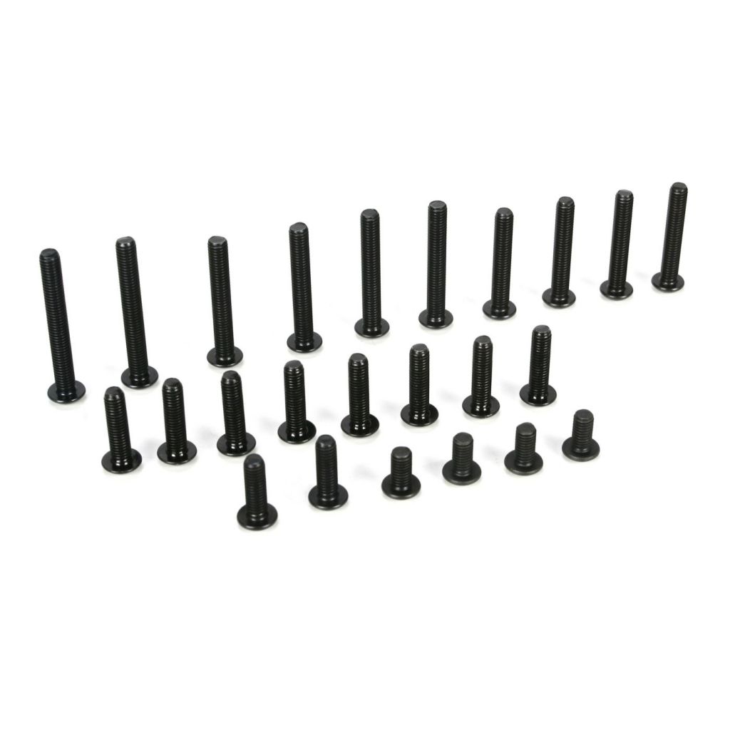 5ive-T -Assortiment de vis &agrave; t&ecirc;te bomb&eacute;e M5 (24) - HORIZON HOBBY - R&eacute;f&eacute;rence: LOSB6110