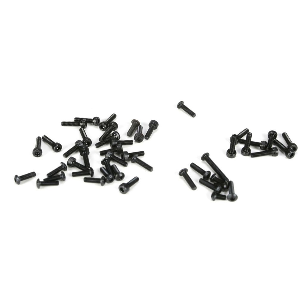 5ive-T -Assortiment de vis M3 &agrave; t&ecirc;te bomb&eacute;e (38) - HORIZON HOBBY - R&eacute;f&eacute;rence: LOSB6451