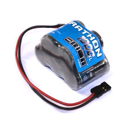 Marathon XL 1900 Receiver Pack Hump NiMH (6.0V)  w/Universal Plug 20 AWG - HORIZON HOBBY - R&eacute;f&eacute;rence: ORI12254