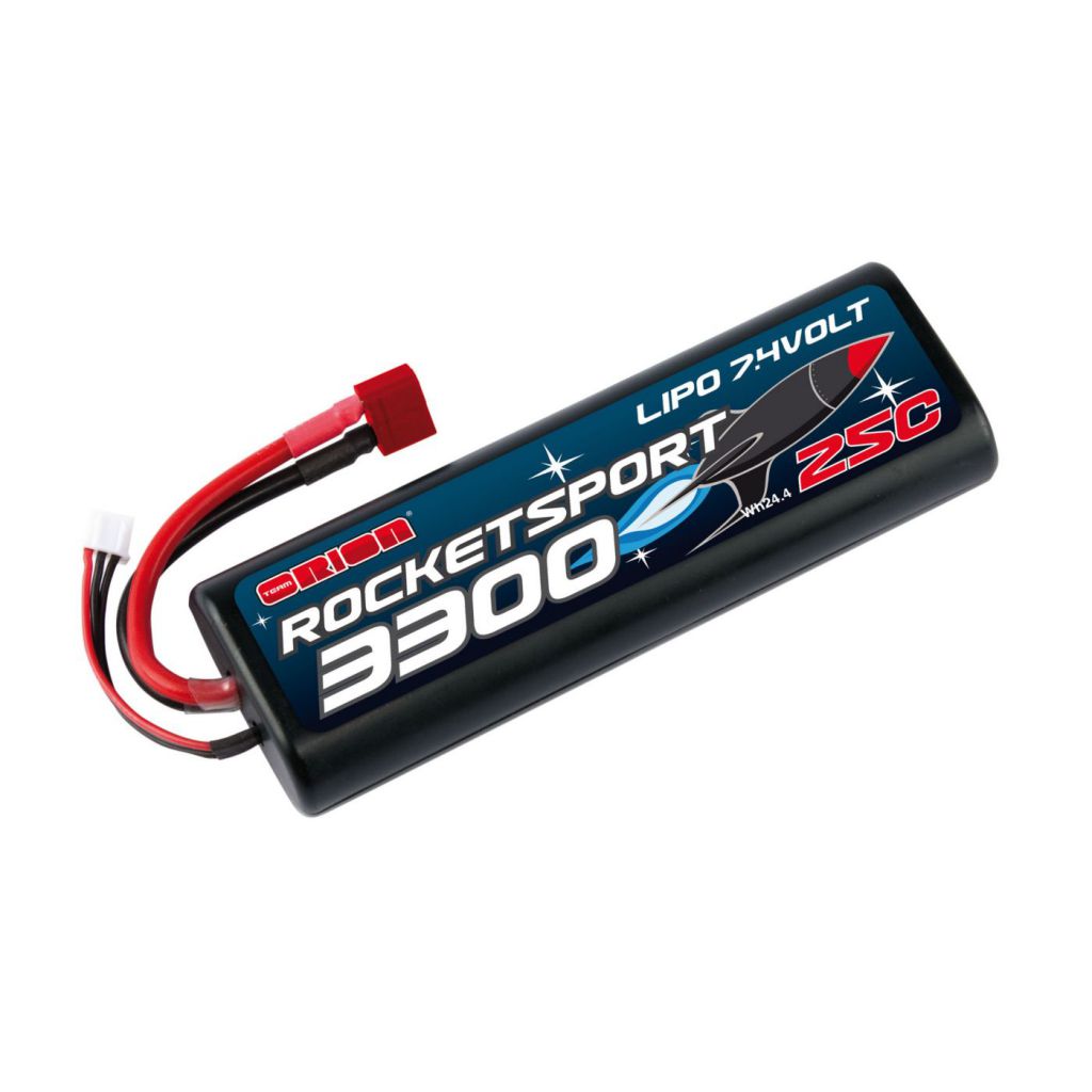 Rocket Sport 3300 LiPo 7,4V (Deans Plug) - HORIZON HOBBY - R&eacute;f&eacute;rence: ORI14164