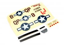 Decal Sheet: Ultra-Micro P-51D Mustang with AS3X - HORIZON HOBBY - R&eacute;f&eacute;rence: PKZU2402