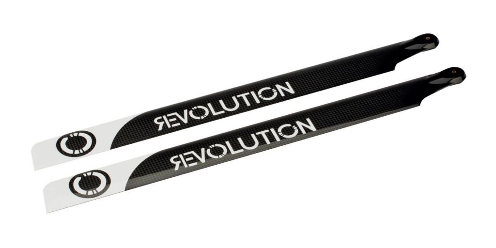 Pales principales 3D Flybarless en carbone long. 430mm - HORIZON HOBBY - R&eacute;f&eacute;rence: RVOB043050