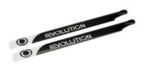 Pales principales 3D Flybarless en carbone long. 430mm - HORIZON HOBBY - R&eacute;f&eacute;rence: RVOB043050