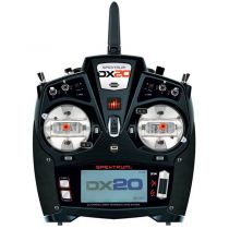 &Eacute;metteur 20 voies DX20 avec AR9020 Mode 2 s&eacute;lectionnable 1-4 - HORIZON HOBBY - R&eacute;f&eacute;rence: SPM20000EU
