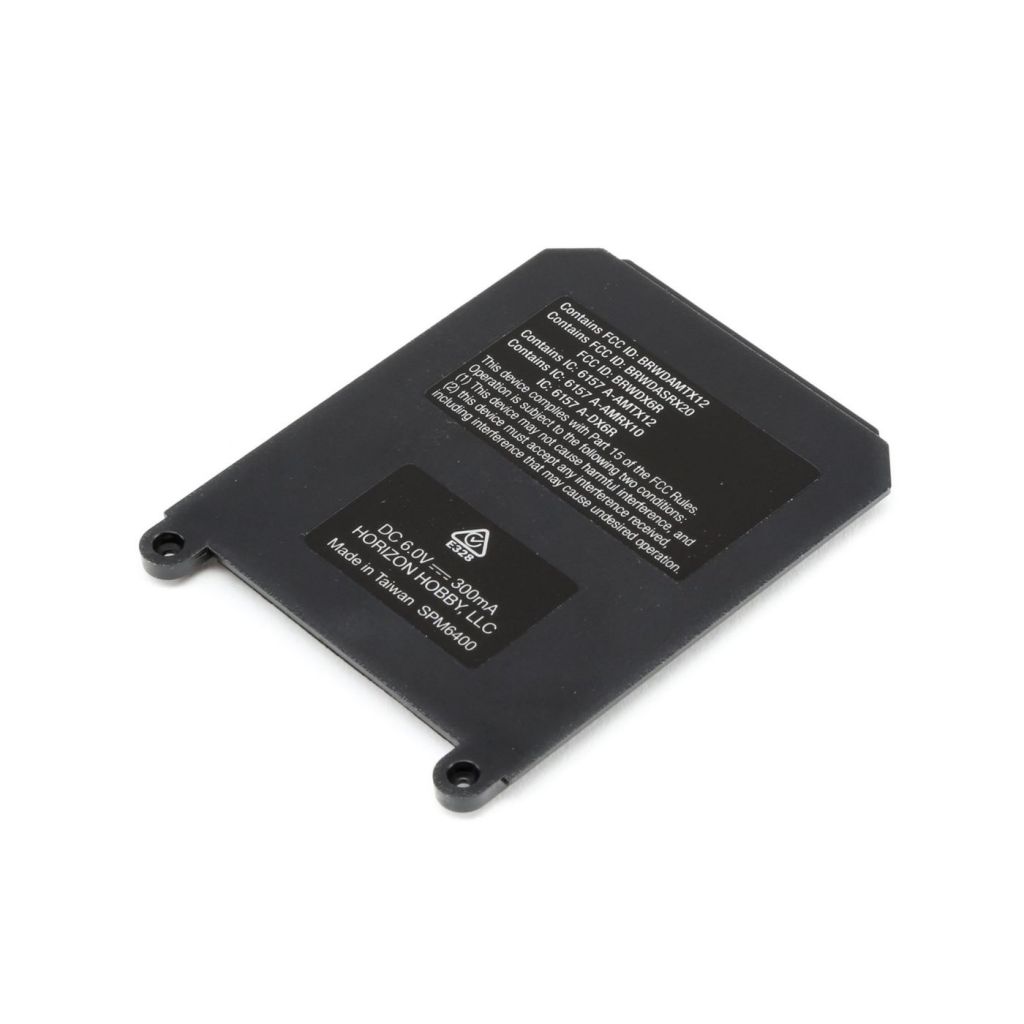 DX6R - Couvercle batterie avec partie caoutchouc - HORIZON HOBBY - R&eacute;f&eacute;rence: SPM9048