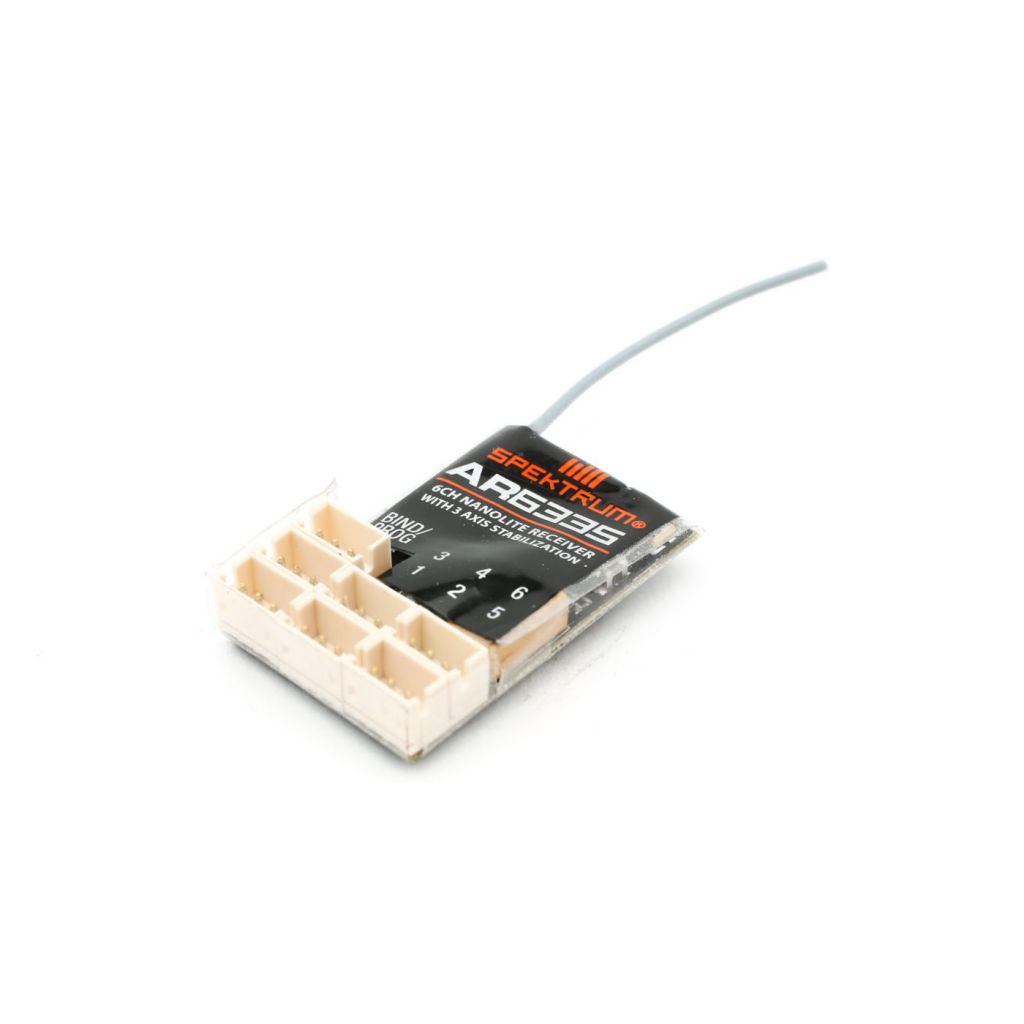 R&eacute;cepteur Spektrum AR6335 6 voies AS3X, format nanolite - HORIZON HOBBY - R&eacute;f&eacute;rence: SPMAR6335