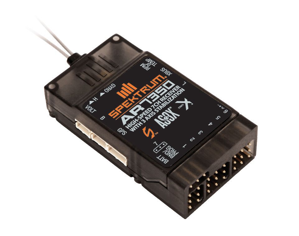 R&eacute;cepteur Spektrum AR7350 7 voies AS3X avec t&eacute;l&eacute;m&eacute;trie int&eacute;gr&eacute;e - HORIZON HOBBY - R&eacute;f&eacute;rence: SPMAR7350