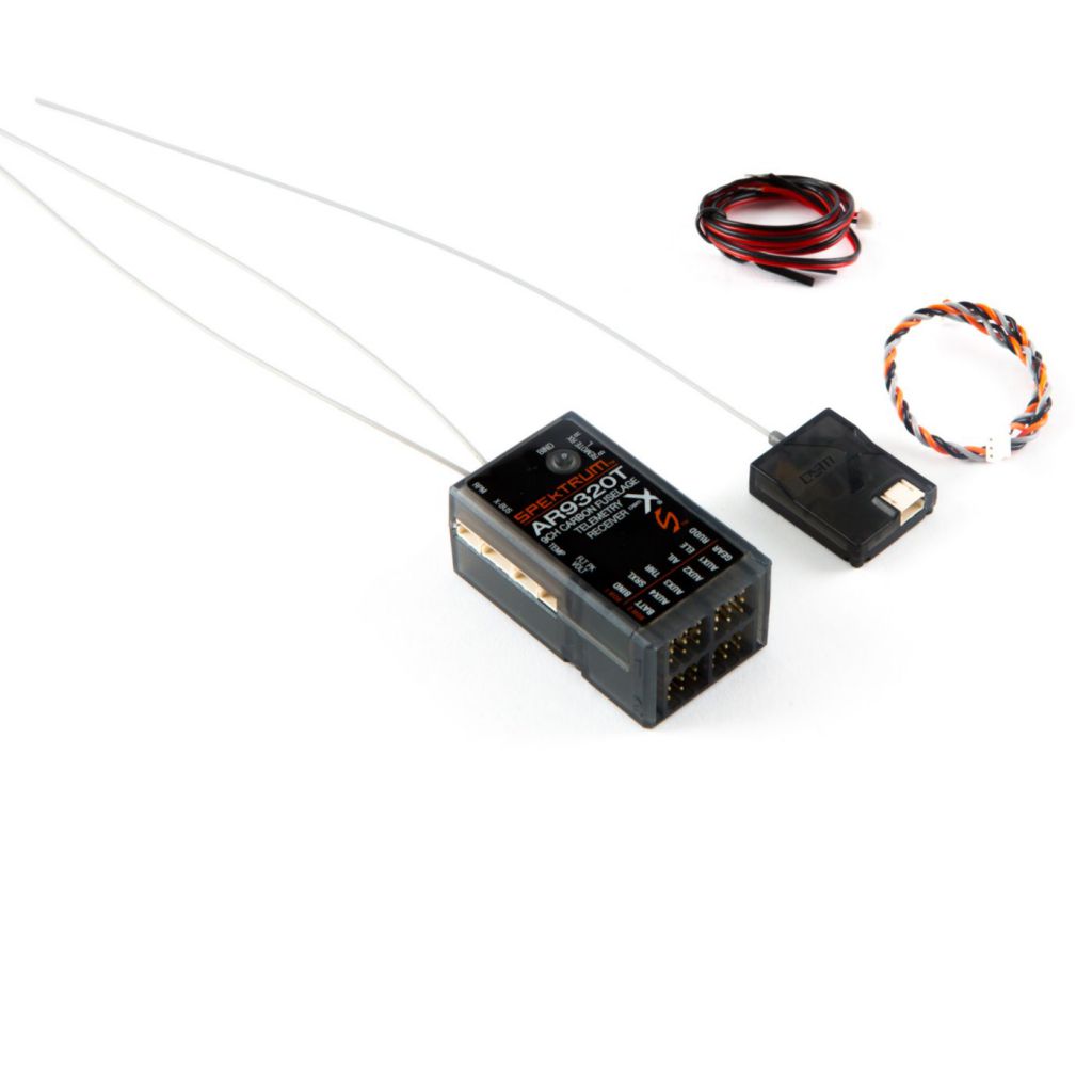 R&eacute;cepteur Spektrum Carbon Fuse t&eacute;l&eacute;m&eacute;trie AR9320T 9 voies - HORIZON HOBBY - R&eacute;f&eacute;rence: SPMAR9320T