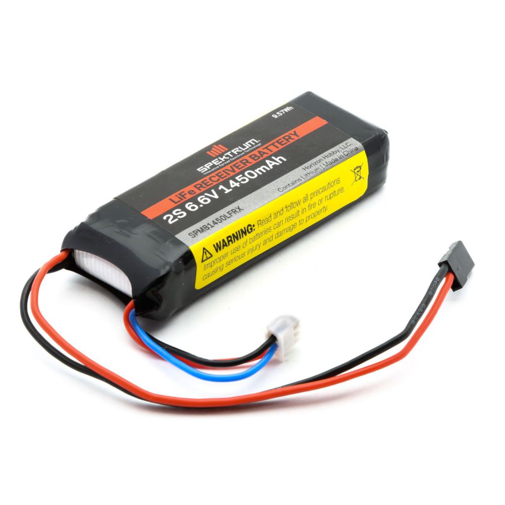 1450mAh 2S 6.6V Li-Fe Batterie de r&eacute;ception - HORIZON HOBBY - R&eacute;f&eacute;rence: SPMB1450LFRX