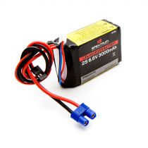 3000mAh 2S 6.6V Li-Fe Batterie de r&eacute;ception - HORIZON HOBBY - R&eacute;f&eacute;rence: SPMB3000LFRX