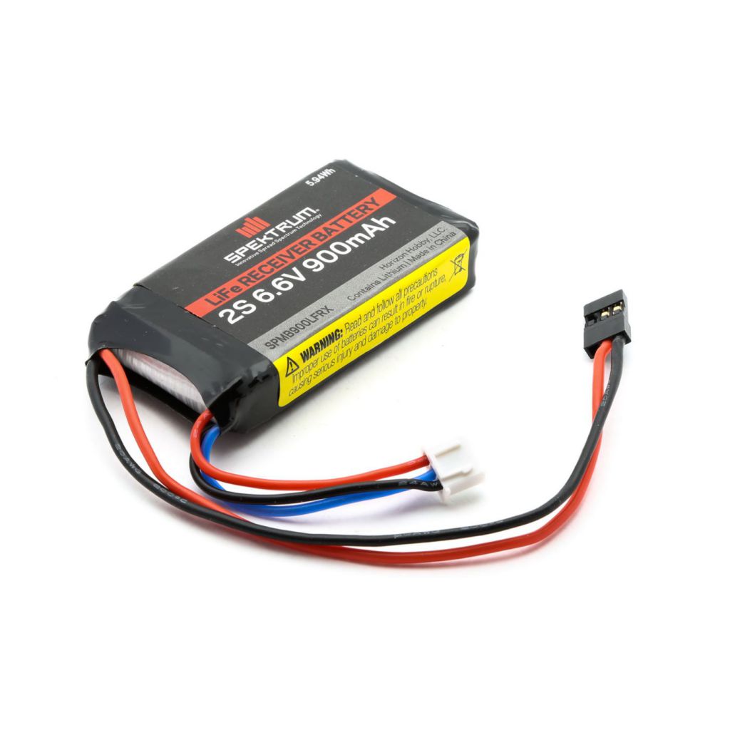900mAh 2S 6.6V Li-Fe Batterie de r&eacute;ception - HORIZON HOBBY - R&eacute;f&eacute;rence: SPMB900LFRX