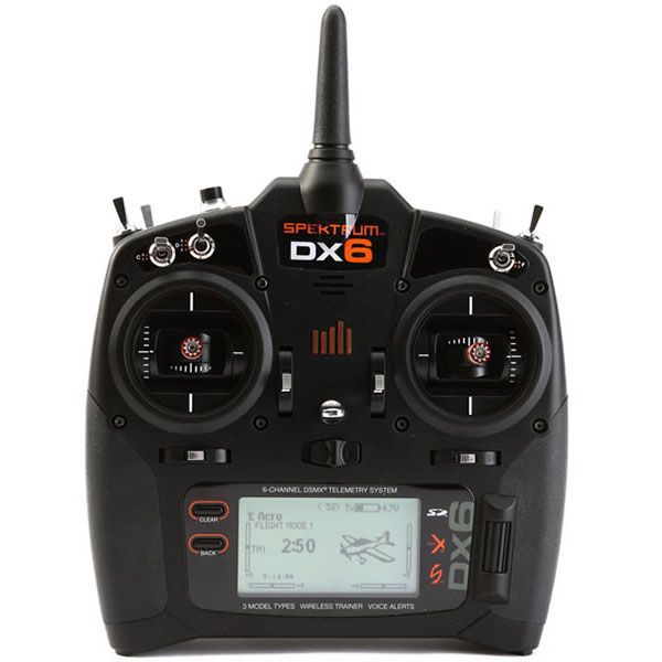Radio Spektrum DX6 Mode 2 EU - HORIZON HOBBY - R&eacute;f&eacute;rence: SPMR6750EU