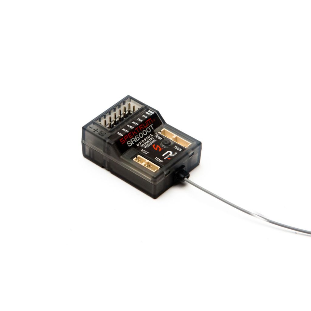 R&eacute;cepteur 6 voies DSMR SR6000T avec t&eacute;l&eacute;m&eacute;trie - HORIZON HOBBY - R&eacute;f&eacute;rence: SPMSR6000T