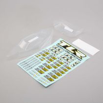 22 4.0 - Carrosserie all&eacute;g&eacute;e & aileron transparent avec stickers - HORIZON HOBBY - R&eacute;f&eacute;rence: TLR230010