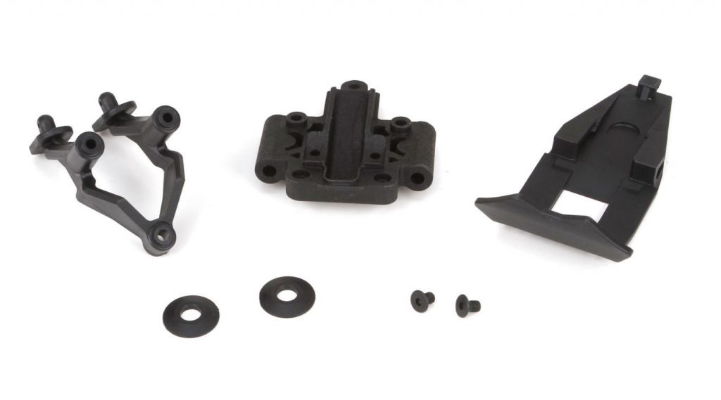24 - Cale de pincement  et pare choc avant , support d'aileron  - HORIZON HOBBY - R&eacute;f&eacute;rence: TLR231022
