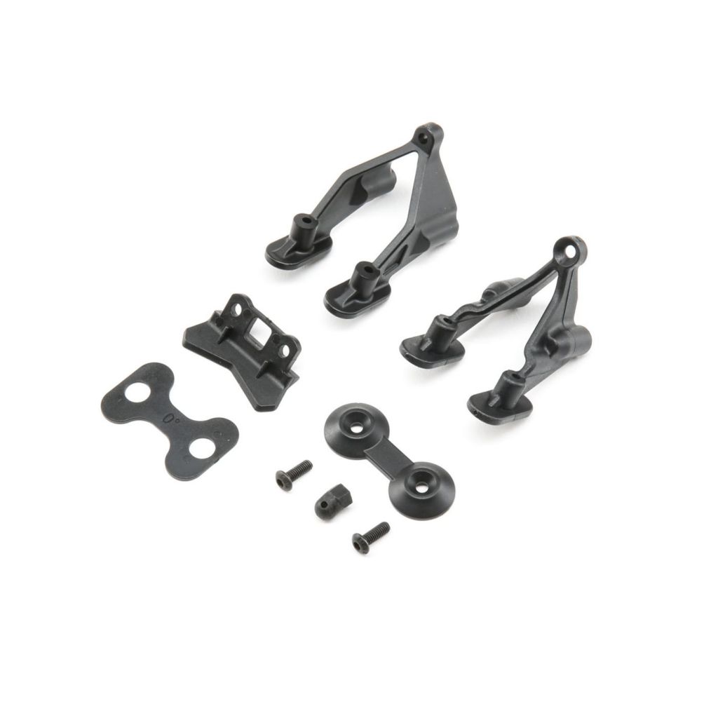 22 4.0 - Support et rondelles pour aileron arri&egrave;re - HORIZON HOBBY - R&eacute;f&eacute;rence: TLR231063