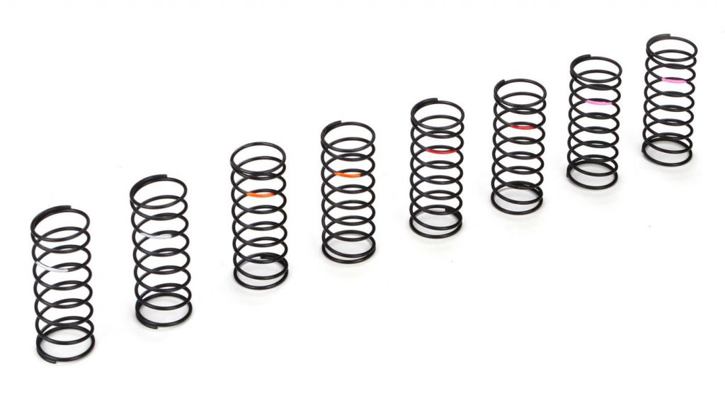 22 - Set de ressorts avant basse fr&eacute;quence, (4 paires) - HORIZON HOBBY - R&eacute;f&eacute;rence: TLR233012