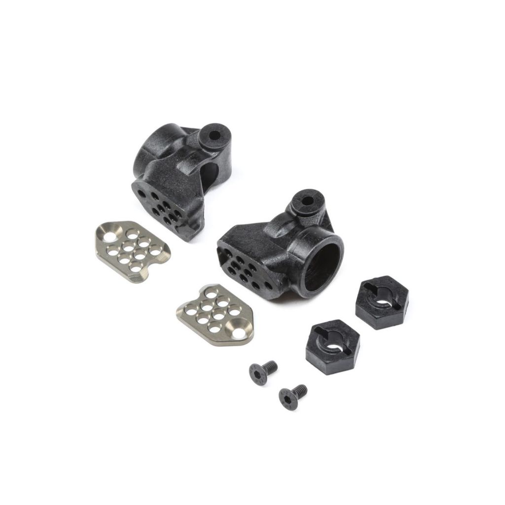 Carpet/Astro GenII Rear Hub Set, +3mm Axle: All 22 - HORIZON HOBBY - R&eacute;f&eacute;rence: TLR234088
