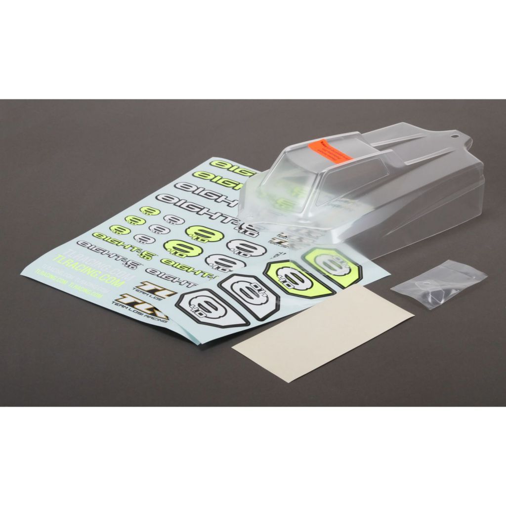 8IGHT-E 4.0 - Carrosserie, transparente - HORIZON HOBBY - R&eacute;f&eacute;rence: TLR240007
