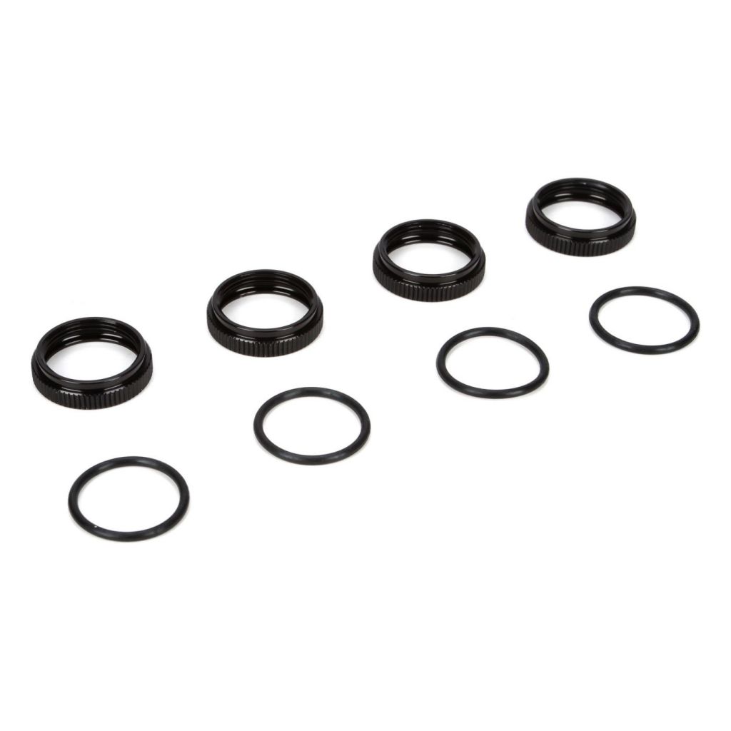 16mm Shock Nuts & O-rings: 8B 3.0 - HORIZON HOBBY - R&eacute;f&eacute;rence: TLR243005