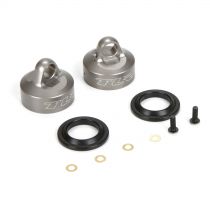 8IGHT 4.0 - Bouchons d'amortisseurs 16mm &agrave; &eacute;mulsion, Aluminium (2) - HORIZON HOBBY - R&eacute;f&eacute;rence: TLR243034