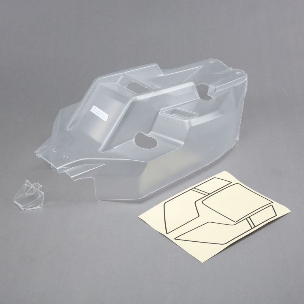 Body w/window mask, Clear: 5IVE B - HORIZON HOBBY - R&eacute;f&eacute;rence: TLR250002