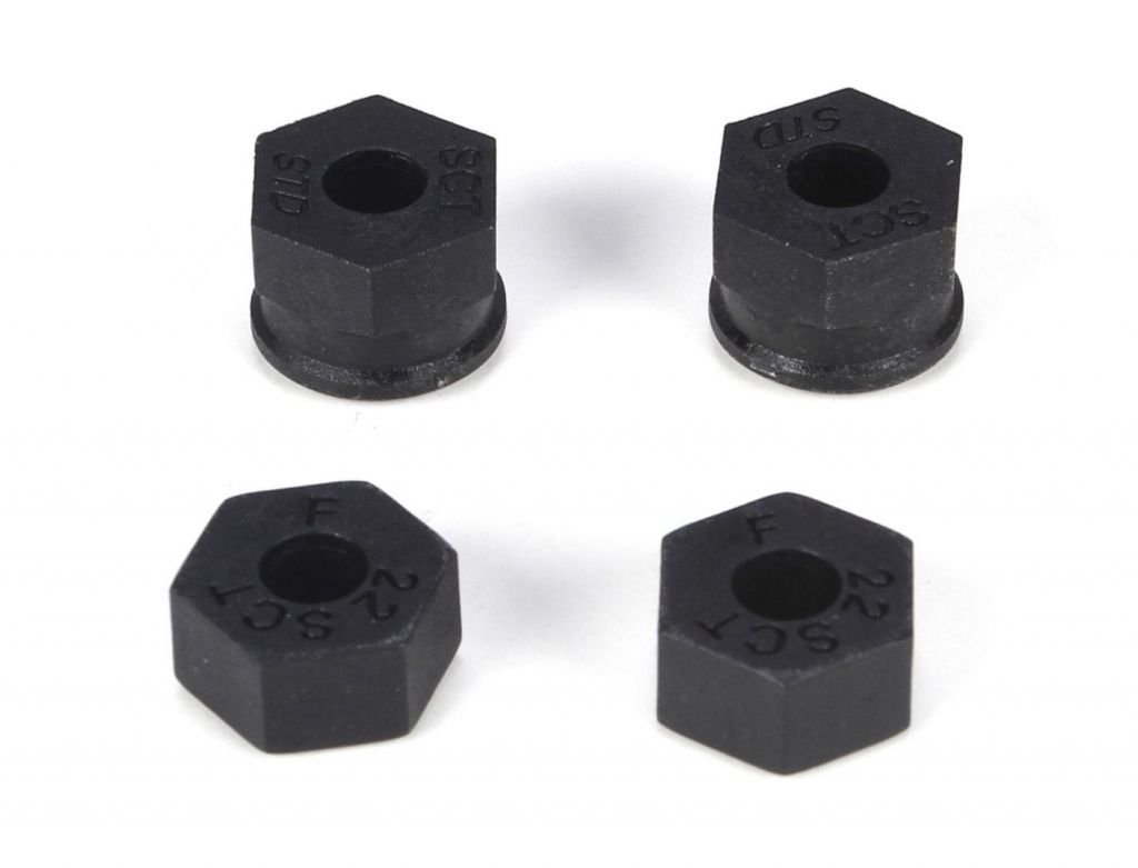 22-SCT -Hexagones de roues avant et arri&egrave;re - HORIZON HOBBY - R&eacute;f&eacute;rence: TLR2937