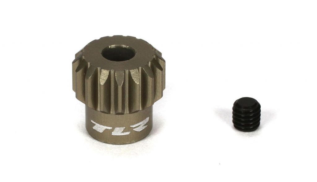 Pignon en aluminium 16T, 48P - HORIZON HOBBY - R&eacute;f&eacute;rence: TLR332016