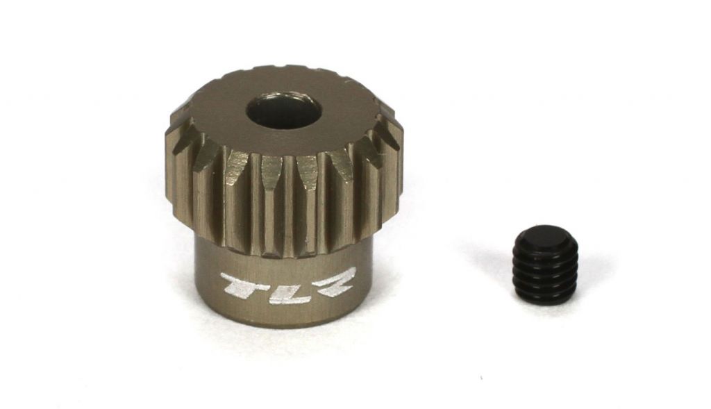 Pignon en aluminium 18T, 48P - HORIZON HOBBY - R&eacute;f&eacute;rence: TLR332018