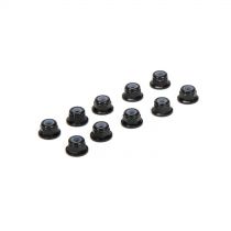 &Eacute;crou auto-frein&eacute; &eacute;paul&eacute; M3 en aluminium, noir (10) - HORIZON HOBBY - R&eacute;f&eacute;rence: TLR336005