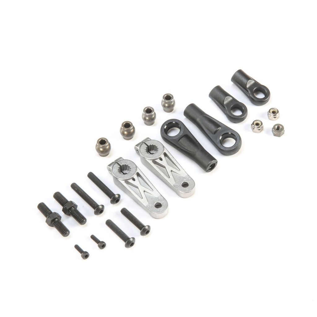 Dual Steering Linkage Kit: 5T, 5B - HORIZON HOBBY - R&eacute;f&eacute;rence: TLR351007