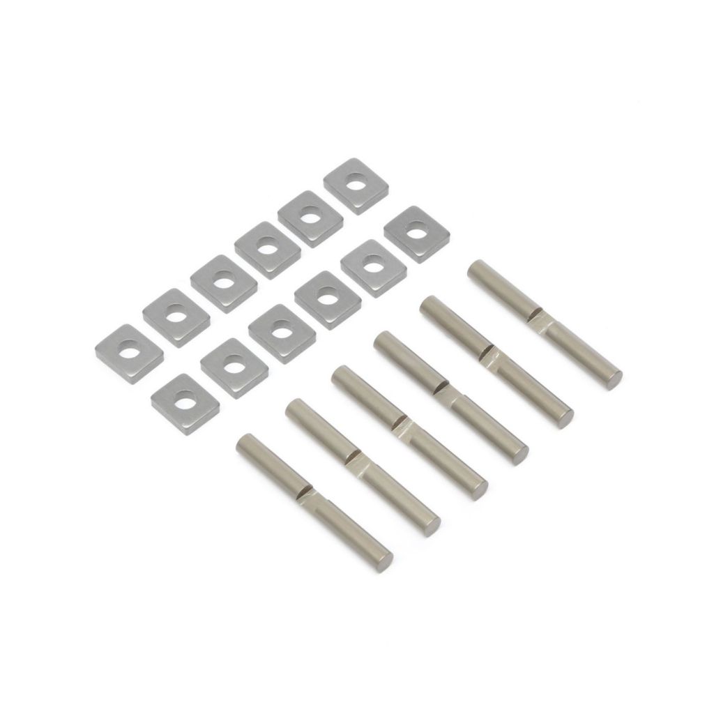 5T/Mini WRC - Croisillons et supports en aluminium - HORIZON HOBBY - R&eacute;f&eacute;rence: TLR352001