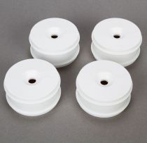 1/8 Buggy Dish Wheel, White (4): 8B 3.0 - HORIZON HOBBY - R&eacute;f&eacute;rence: TLR44001