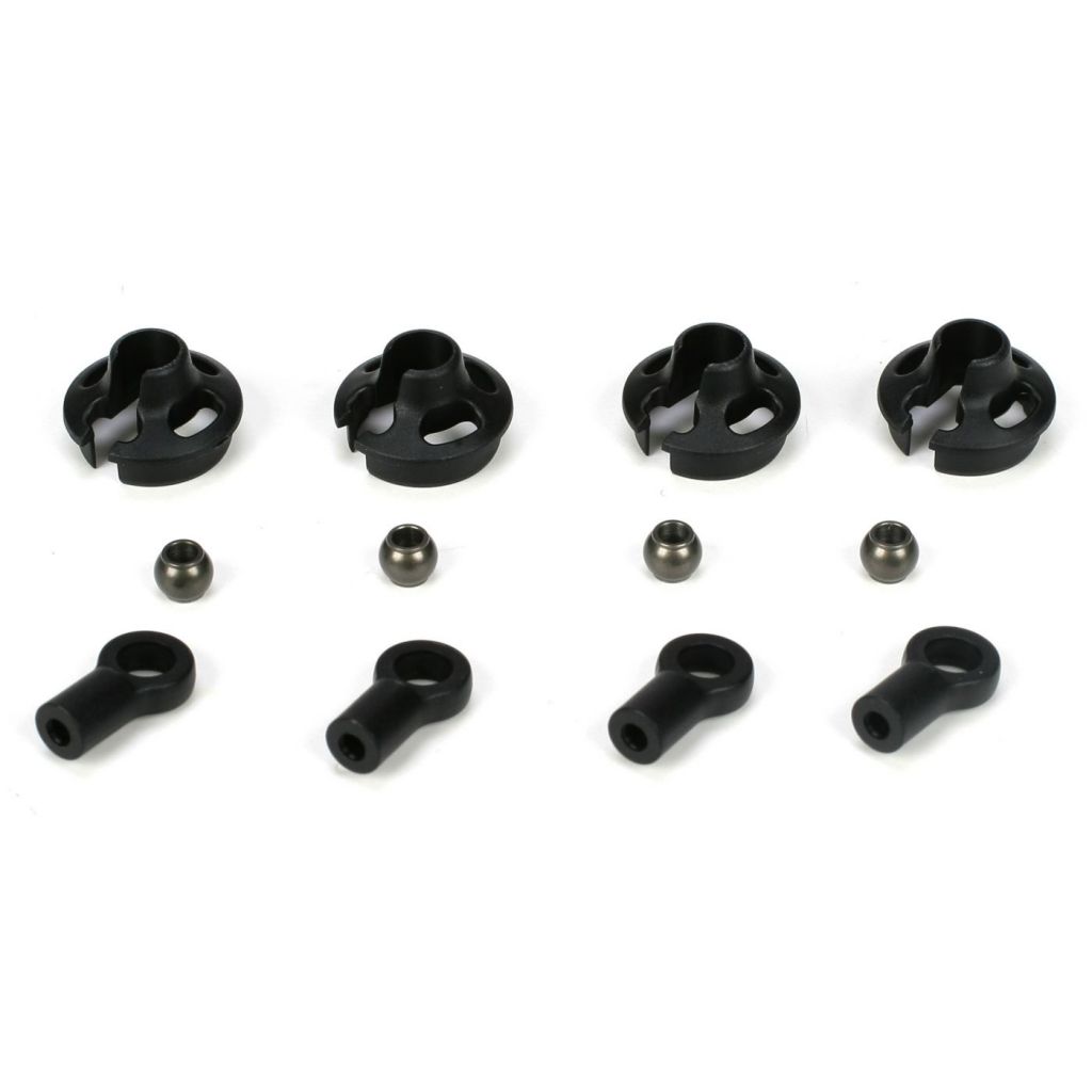 22 - Coupelles d'amortisseurs 12mm - HORIZON HOBBY - R&eacute;f&eacute;rence: TLR5095