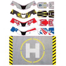 FAZE - Set de Skins Upgrade 1 (4 skins) avec h&eacute;liport - HORIZON HOBBY - R&eacute;f&eacute;rence: UPG7603