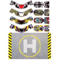 FAZE - Set de Skins Upgrade 2 (4 skins) avec h&eacute;liport - HORIZON HOBBY - R&eacute;f&eacute;rence: UPG7604