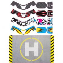 FAZE - Set de Skins Upgrade 3 (4 skins) avec h&eacute;liport - HORIZON HOBBY - R&eacute;f&eacute;rence: UPG7605
