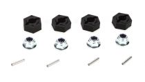 Twin Hammers -Ecrous frein et goupilles pour hexagone moul&eacute;s 12mm - HORIZON HOBBY - R&eacute;f&eacute;rence: VTR232022