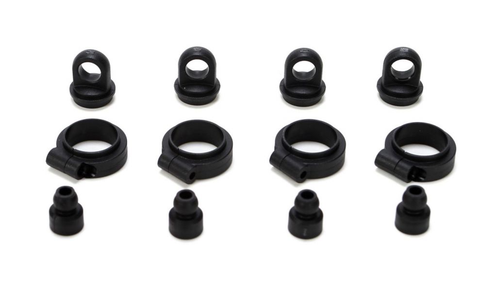 Twin Hammers -Bague avec bouchon et palier d'amortisseur - HORIZON HOBBY - R&eacute;f&eacute;rence: VTR233000